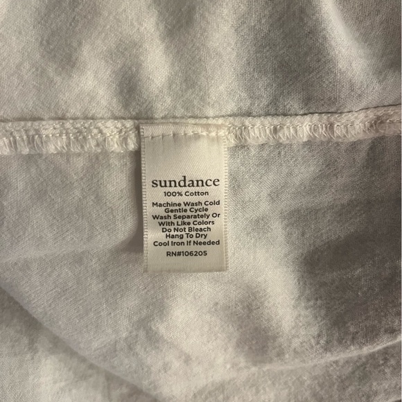 Sundance Ivory Lace Peasant Blouse Boho Romantic Crochet Trim Poet Top Size S‎ - Picture 5 of 7